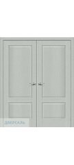 Двустворчатая дверь Прима-12 grey wood
